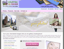 Tablet Screenshot of houstononcanvas.com